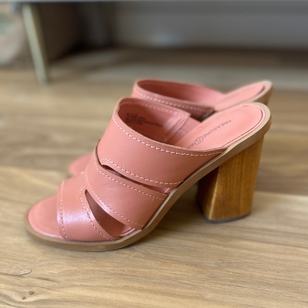 Treasure & Bond Coral Block Heel Sandals